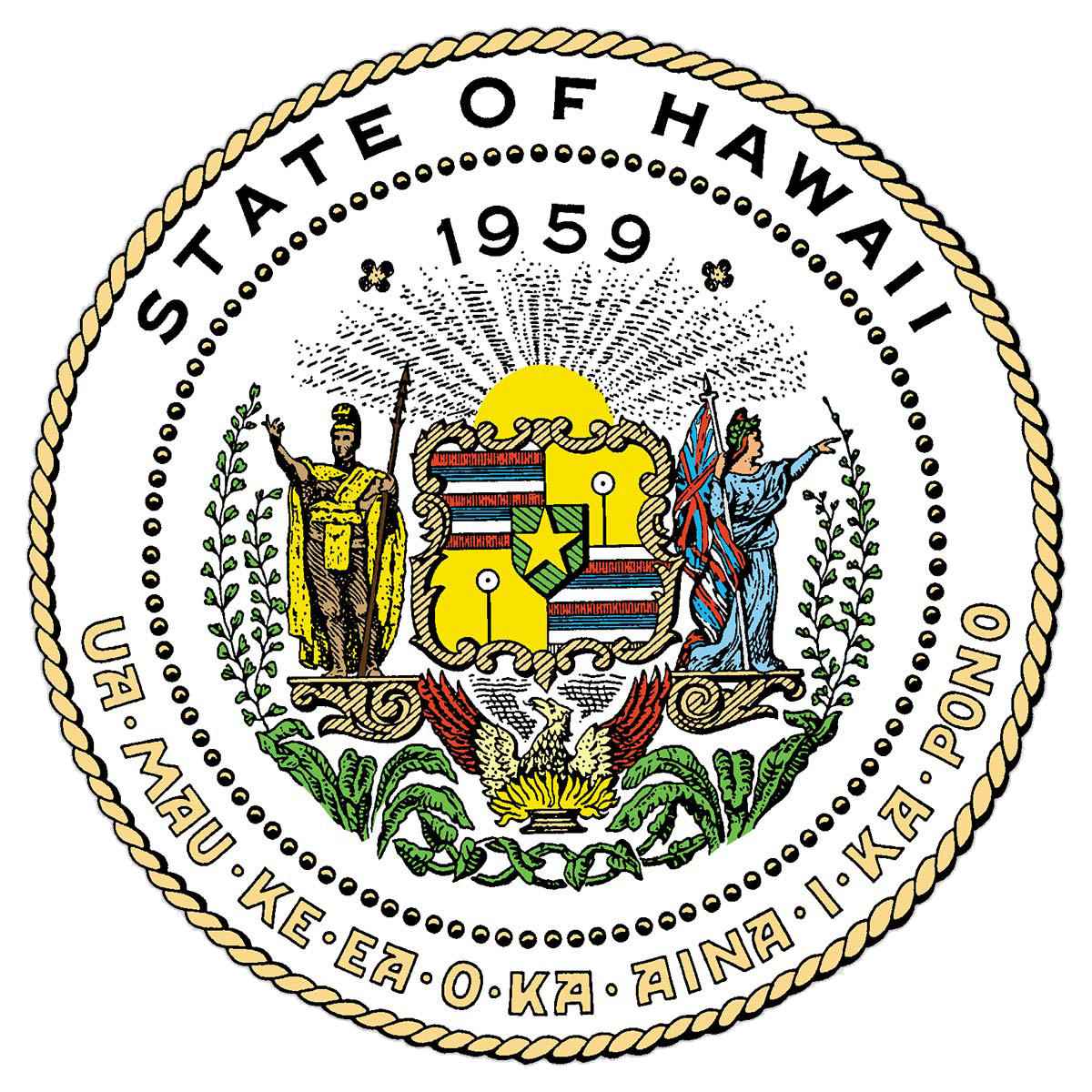 State of Hawaii Seal.