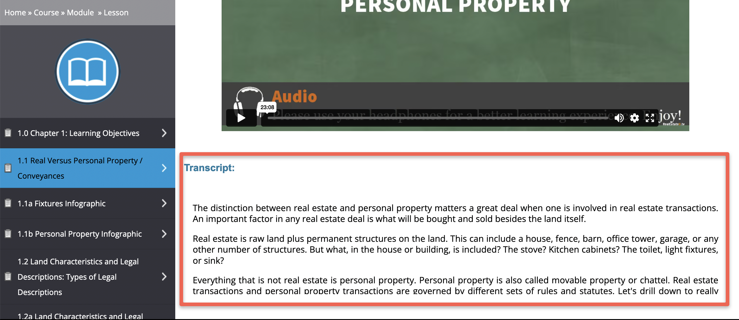 real estate licence Missouri: audio transcript