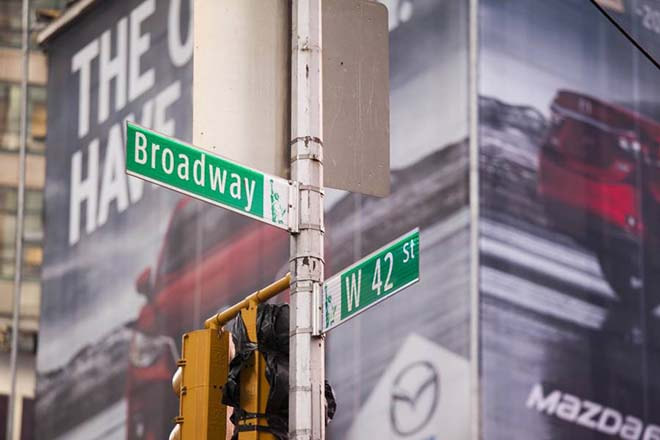 NY broadway.